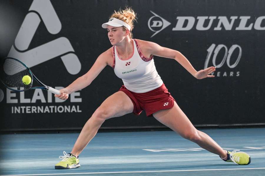 Noskova has made it to the final of the Adelaide International