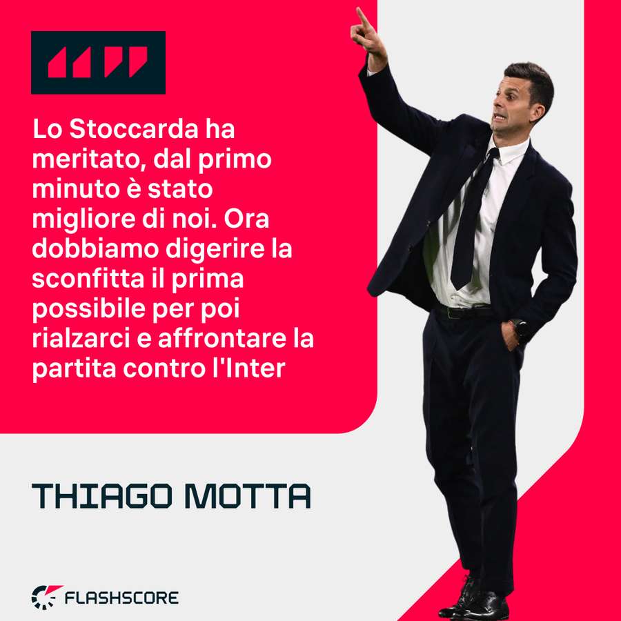 Le parole di Thiago Motta