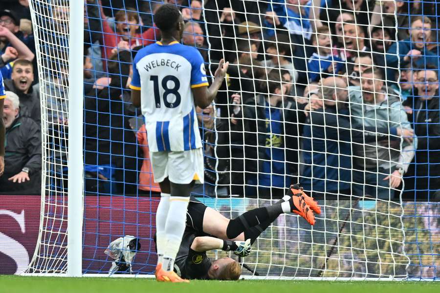 Danny Welbeck und seine Brighton-Kollegen haderten mit einem gebrauchten Abend.