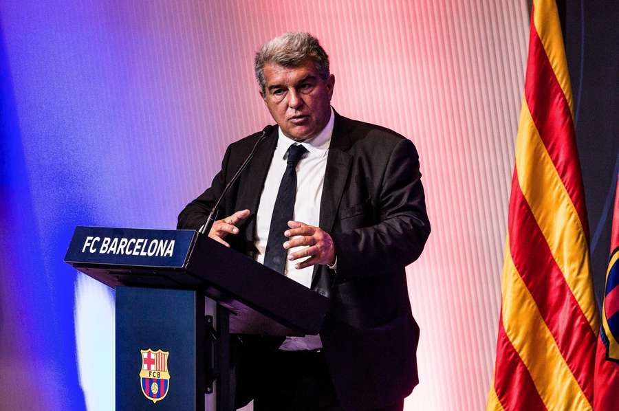 Barcelona president Joan Laporta