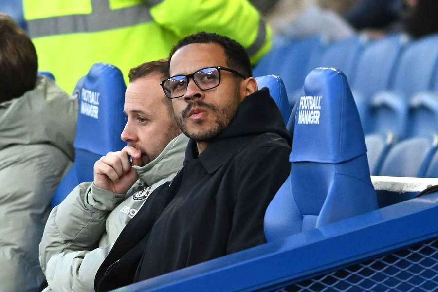 Ex-Chelsea manager Liam Rosenior before the game at Brighton