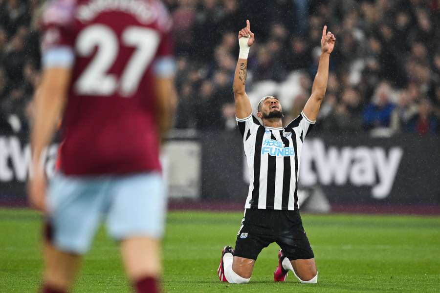 There's more joy for Newcastle as Joelinton doubles their lead