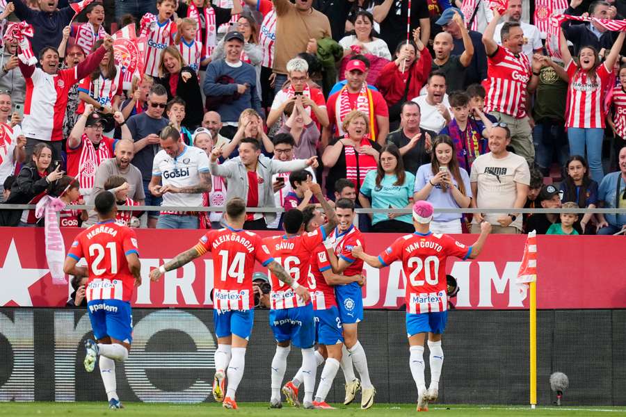 Girona secured Madrid's league title