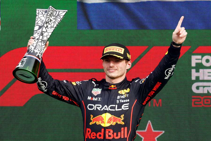 Verstappen is eyeing a third consecutive title