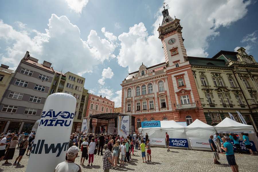 Závod míru hostil také Krnov.