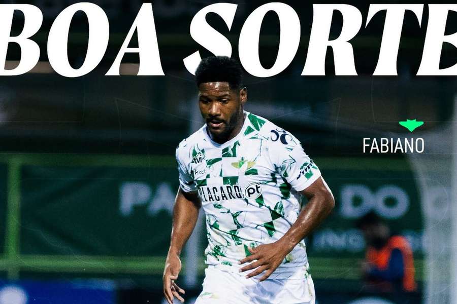 Fabiano Souza deixa o Moreirense a título de empréstimo Fabiano Souza deixa o Moreirense a título de empréstimo