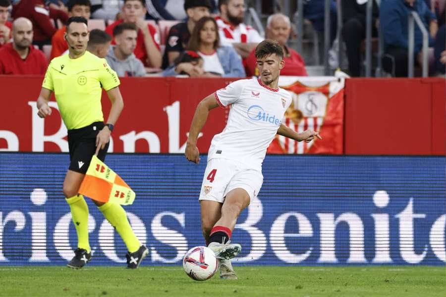 Kike Salas, jugador del Sevilla