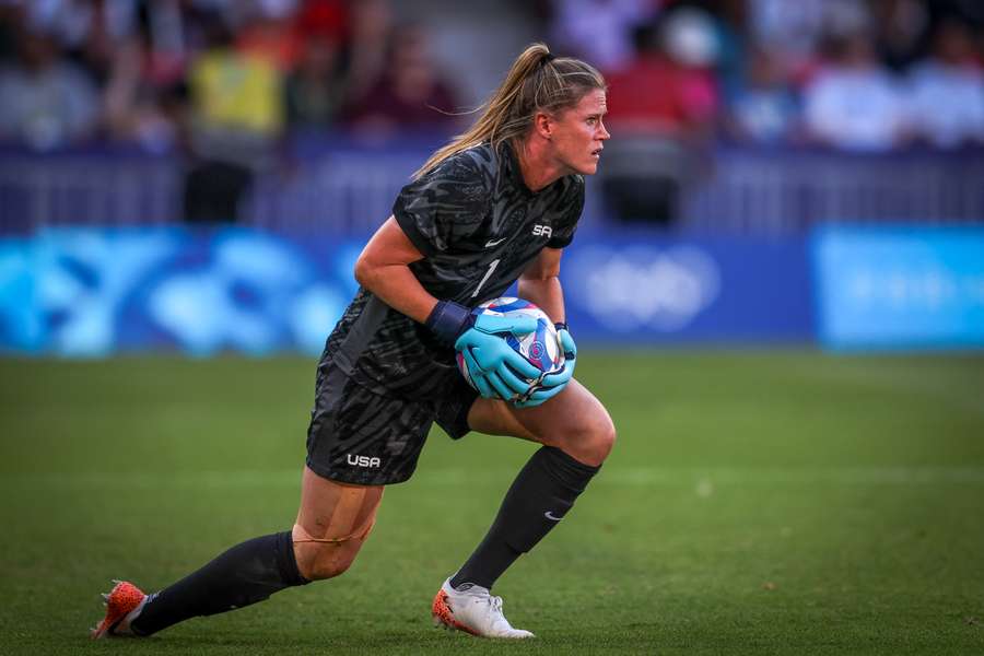 Alyssa Naeher lors des JO 2024.