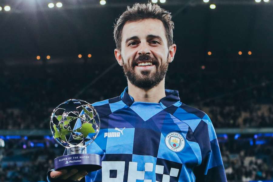 Bernardo Silva foi o melhor em campo em City x Real