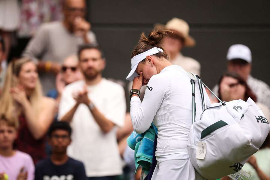 Barbora Krejcikova desiludida com eliminação