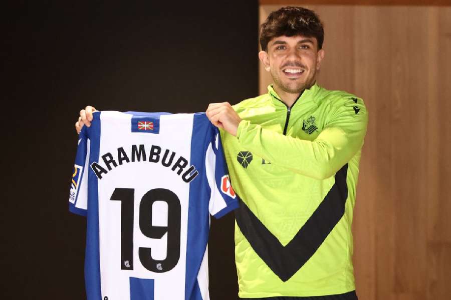 Aramburu, con su nuevo dorsal
