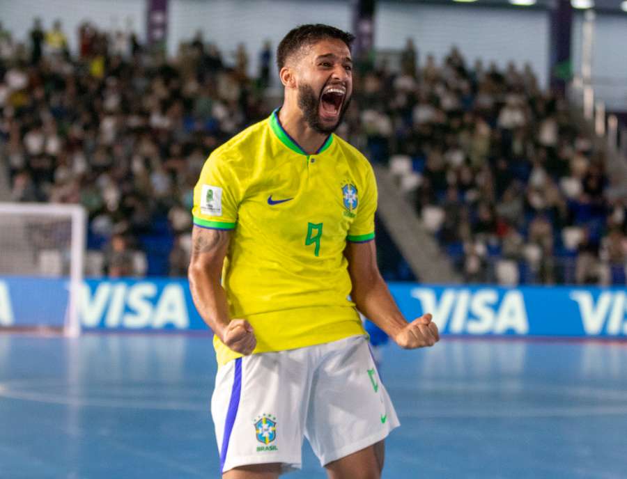 Leandro Lino fez o segundo gol do Brasil contra o Marrocos