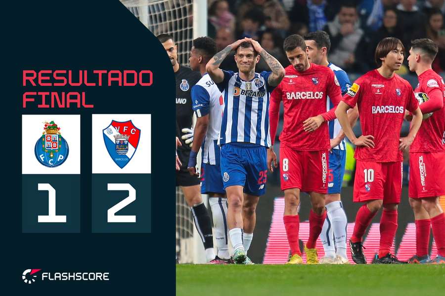 Gil Vicente provoca segunda derrota do FC Porto no Estádio do Dragão