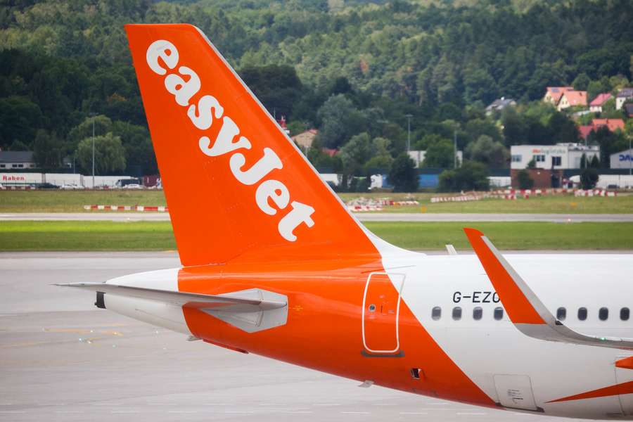 Un aereo EasyJet 