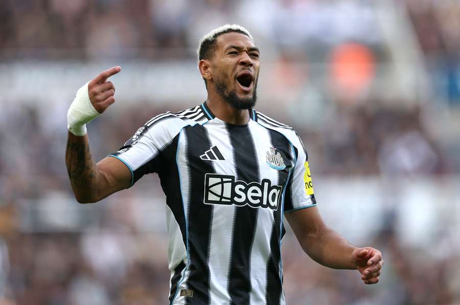 Joelinton é um dos principais atletas do Newcastle para esta Champions
