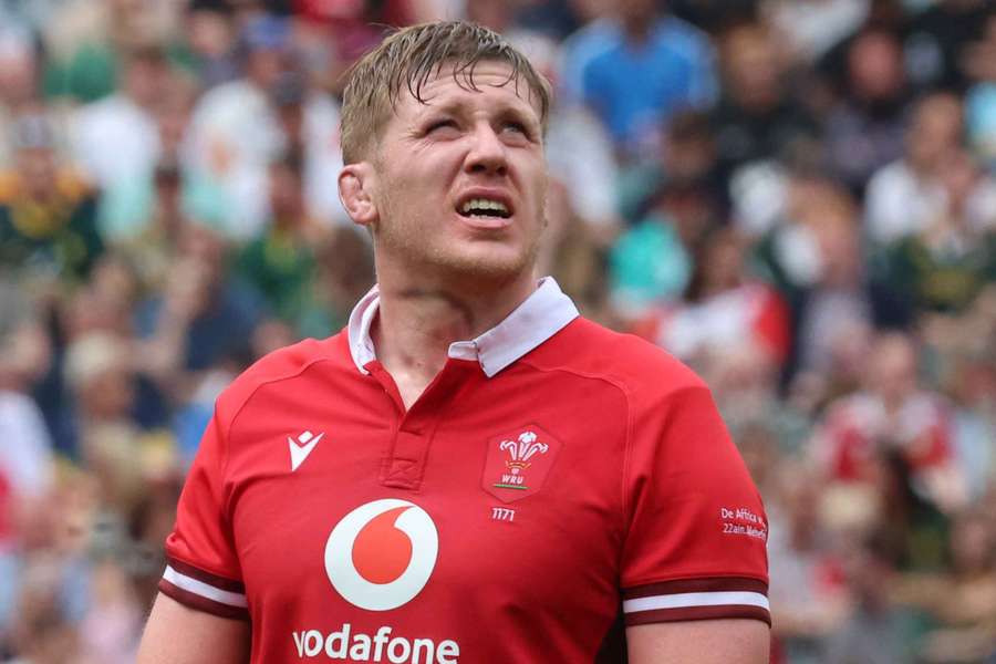 Ben Carter pictured competing for Wales against South Africa at Twickenham in July