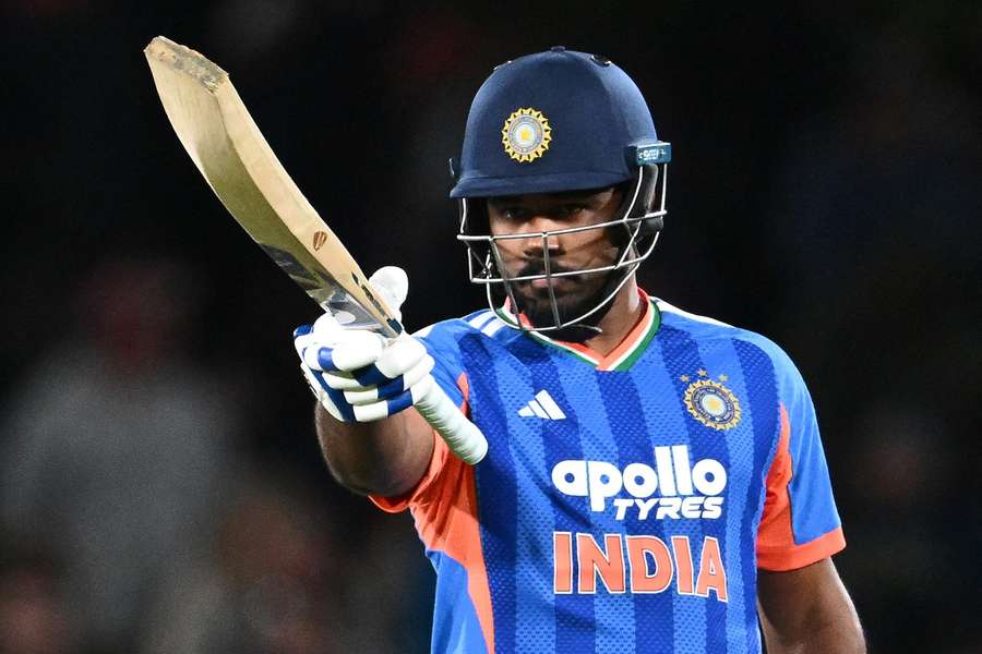 Samson scored a stunning 67 from 33 balls Samson scored a stunning 67 from 33 balls