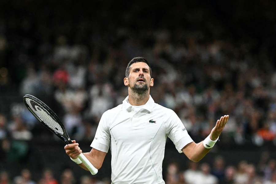 Novak Djokovic no aceptó que los cánticos fueran para su rival