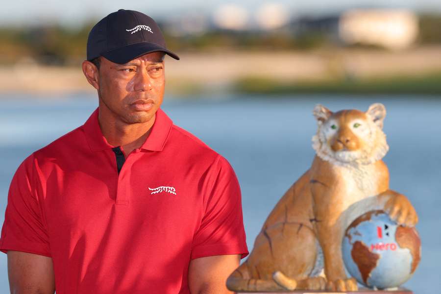 Tiger Woods no passado domingo nas Bahamas.