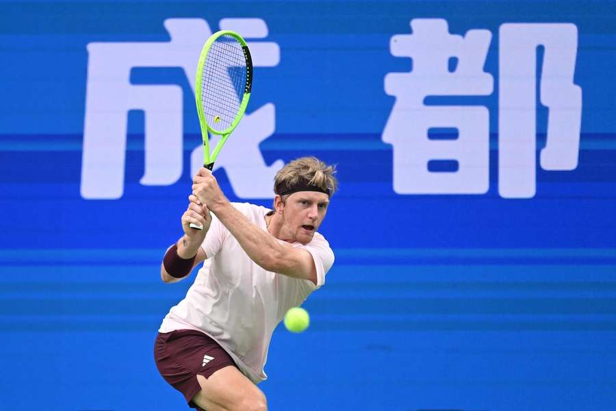 Alejandro Davidovich Fokina im Einsatz beim Finale von Chengdu Alejandro Davidovich Fokina im Einsatz beim Finale von Chengdu