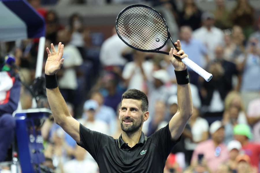 Djokovic à l'US Open.