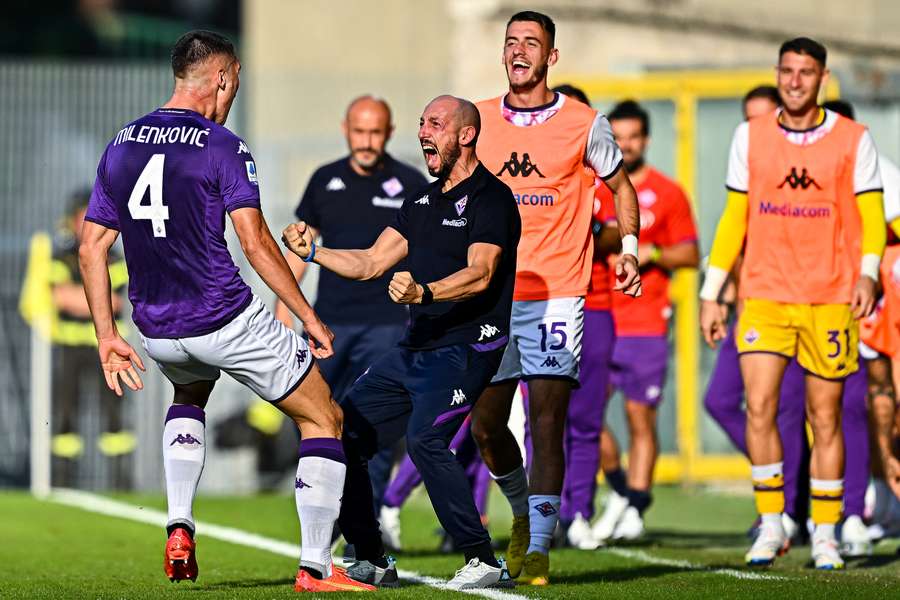 Nikola Milenkovic scored the opener for Fiorentina