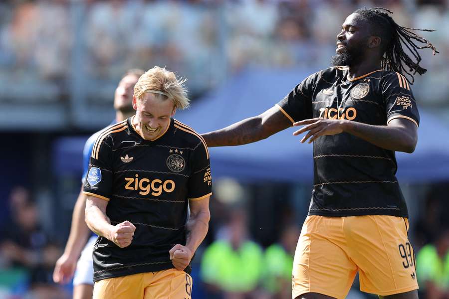 Julian Brandt (L) and Tolu have been key to Ajax's good start Julian Brandt (L) and Tolu have been key to Ajax's good start