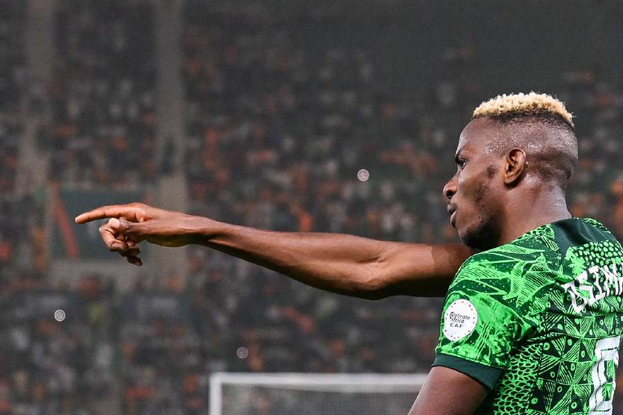 Osimhen é uma das esperanças de gol da seleção nigeriana
