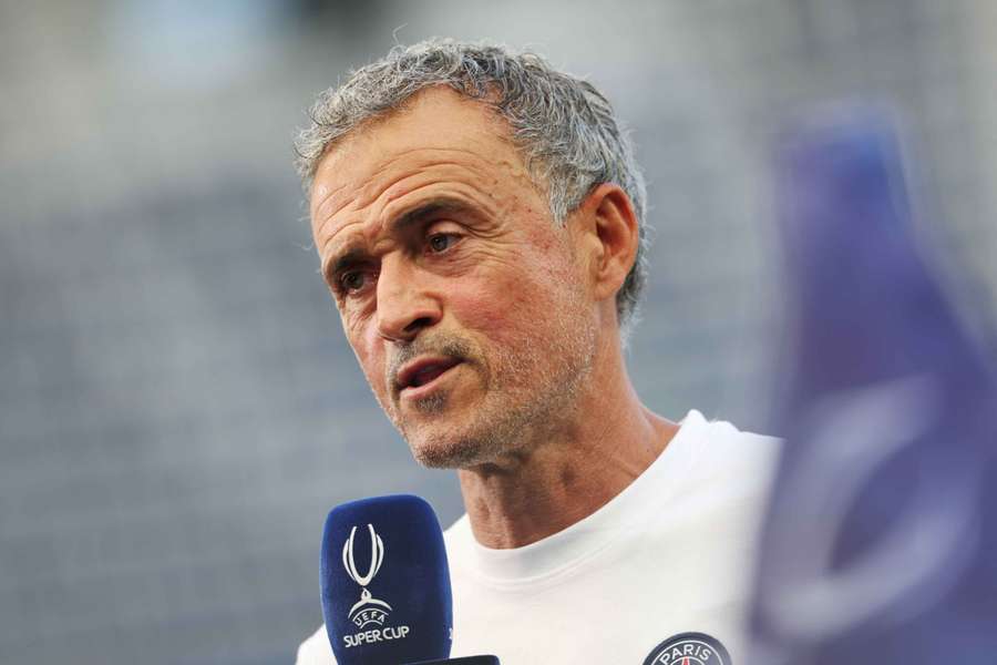 Luis Enrique en Salzburgo.