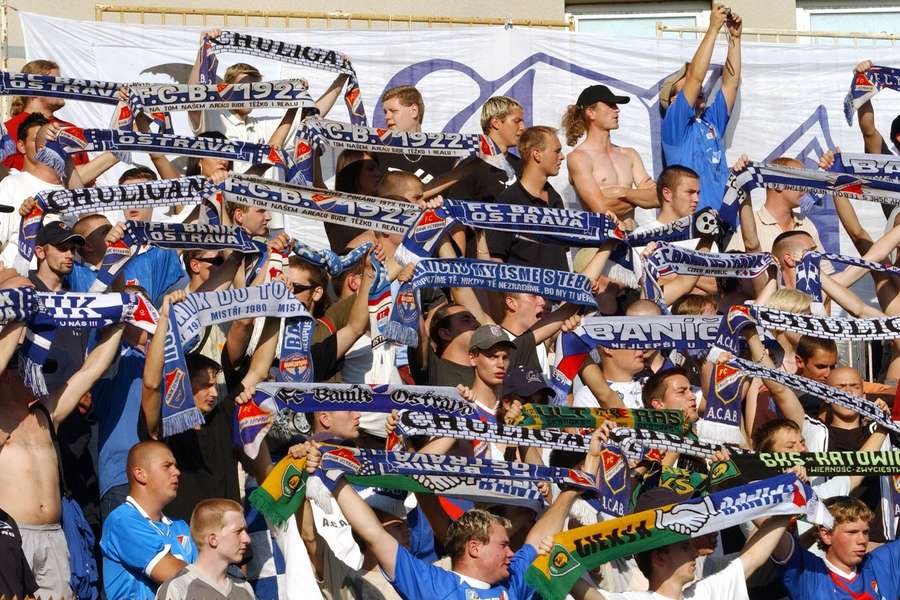 Fanoušci Baníku Ostrava