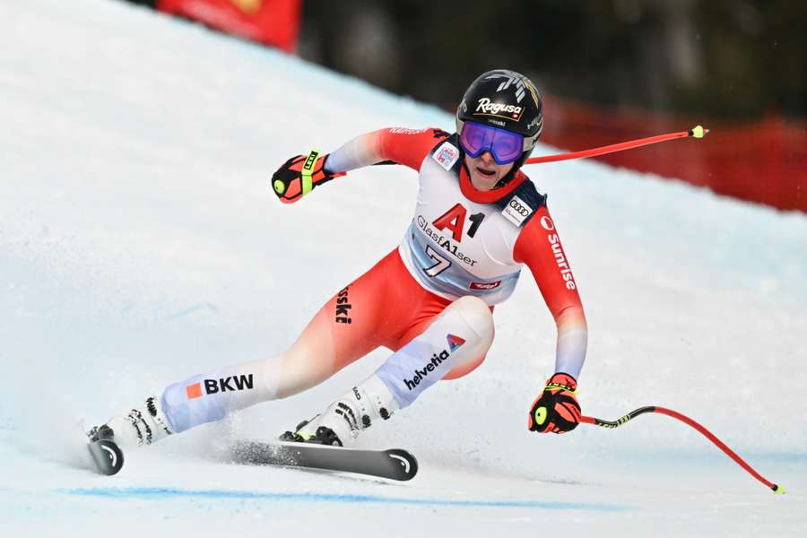 Lara Gut-Behrami en route to super-G success at St. Anton