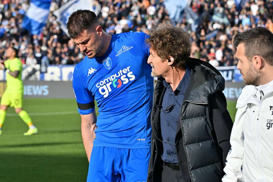 Alberto Cerri rozhodl gólem o vítězství Empoli nad Neapolí, poté se ale zranil a musel střídat.