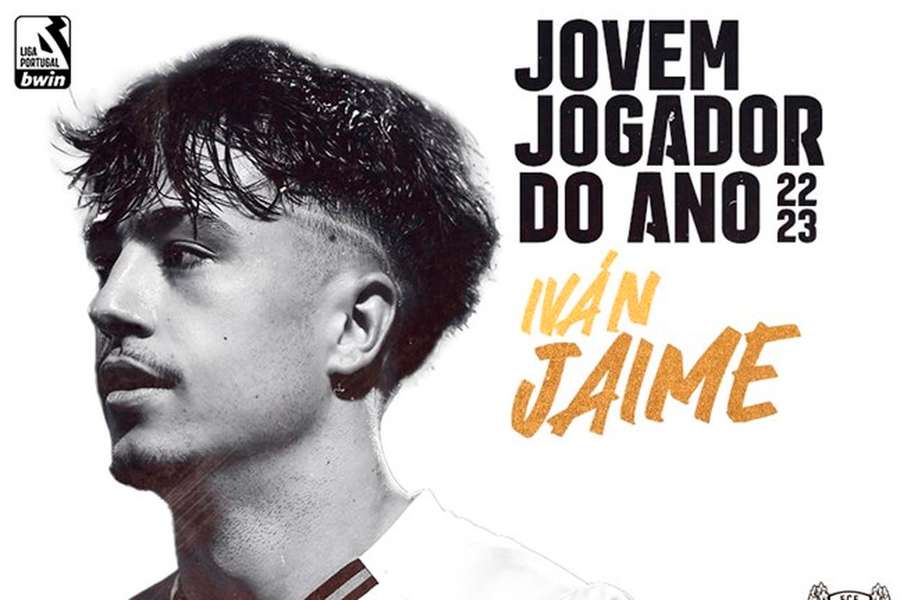 Iván Jaime eleito Jovem Jogador do Ano da Liga