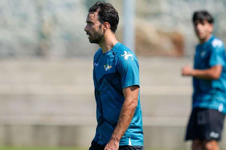 Marcel nos treinos do Moreirense