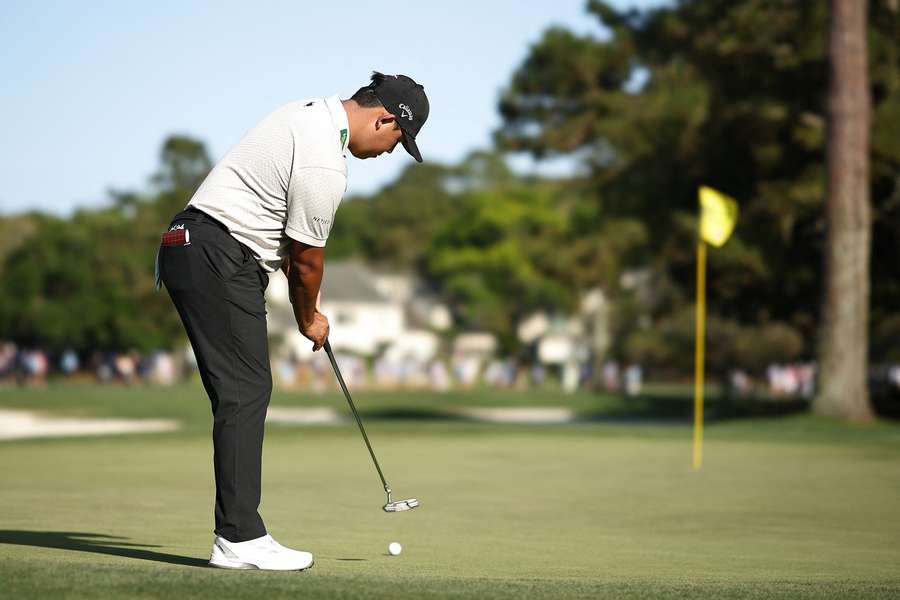 South Korea's Kim in action at the RBC Heritage