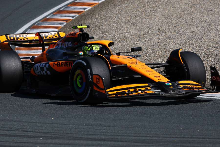 Lando Norris in action