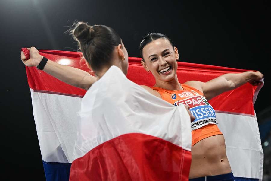 Nadine Visser (R) has won gold at the European Championships Nadine Visser (R) has won gold at the European Championships