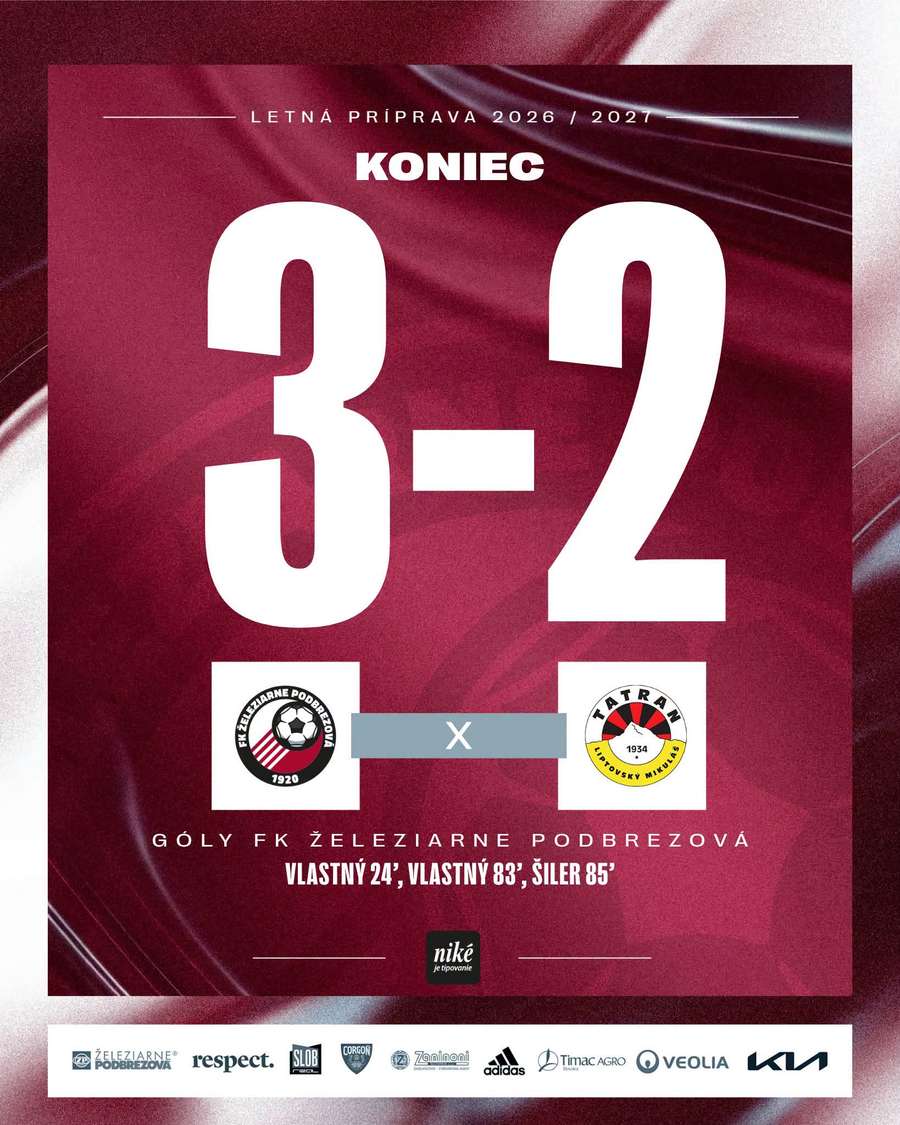 Podbrezová zdolala Liptovský Mikuláš. Podbrezová zdolala Liptovský Mikuláš.
