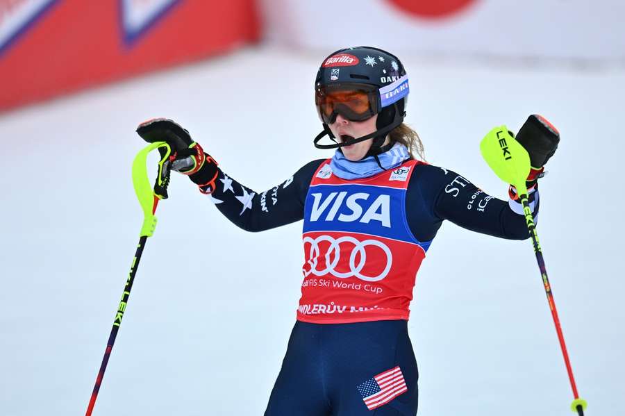 Američanka Shiffrinová si ve Špindlerově Mlýně dojela pro glóbus za slalom.