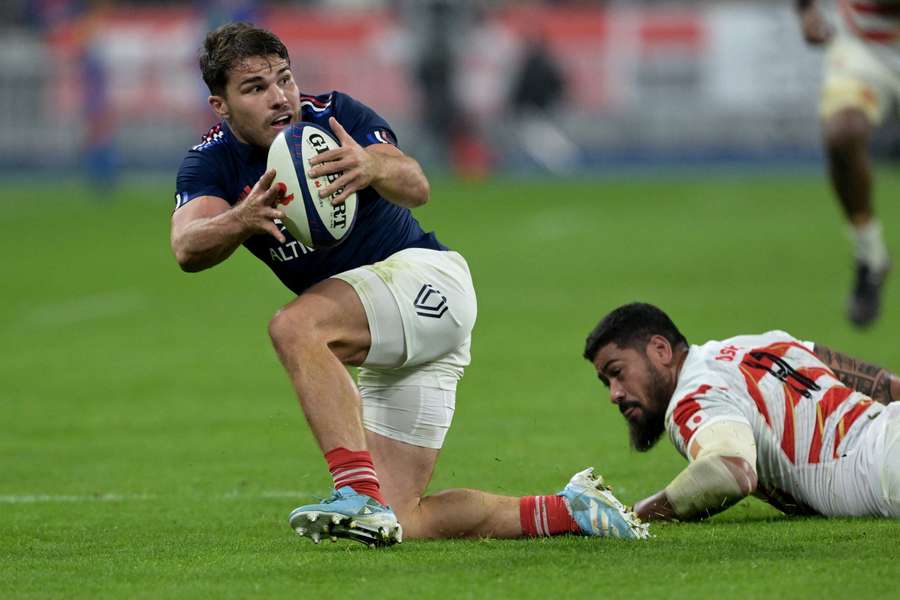 Antoine Dupont face au Japon le week-end dernier.