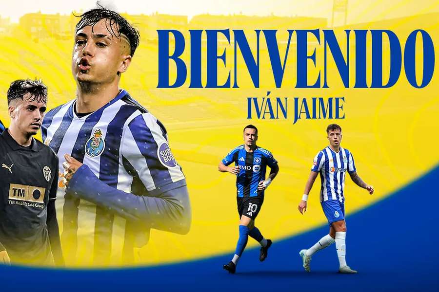 Iván Jaime oficializado pelo Las Palmas Iván Jaime oficializado pelo Las Palmas