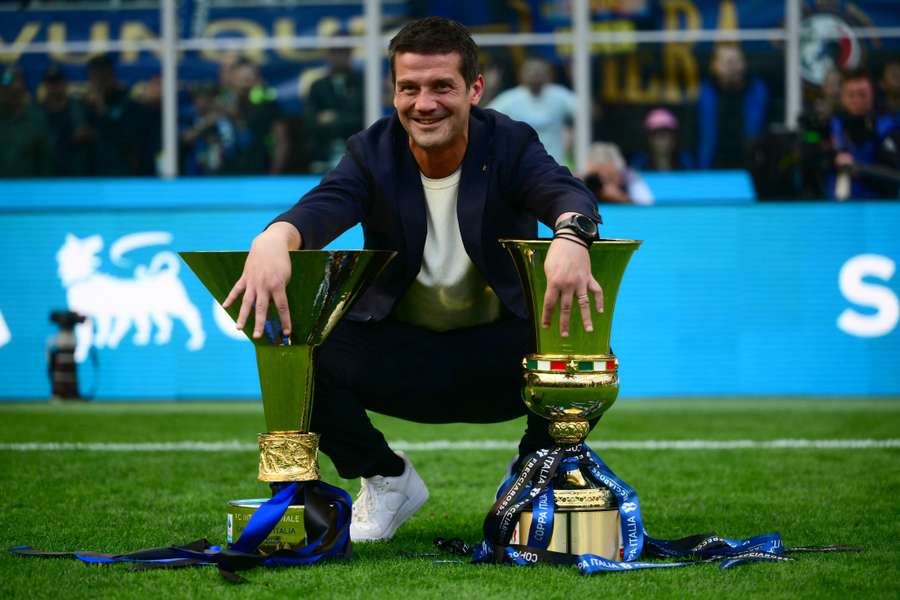 Cristian Chivu e il suo doblete