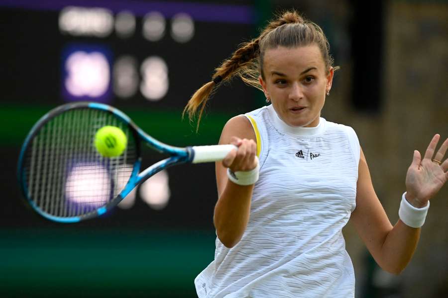 The young Frenchwoman overcame the Wimbledon champ