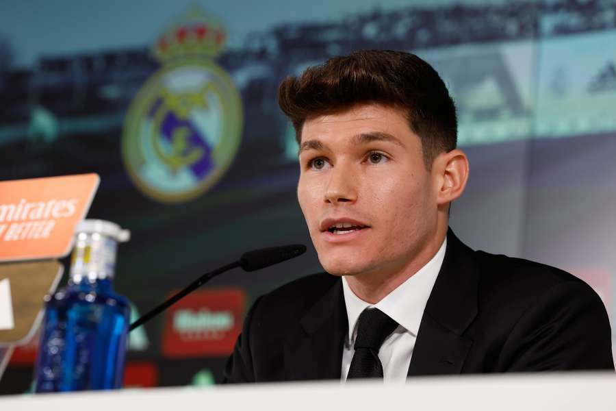 Fran Garcia was unveiled as a Real Madrid player today