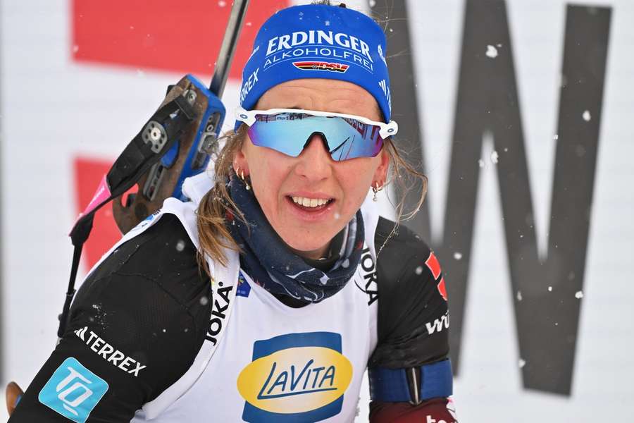 Franziska Preuß gewinnt Silber im Sprint