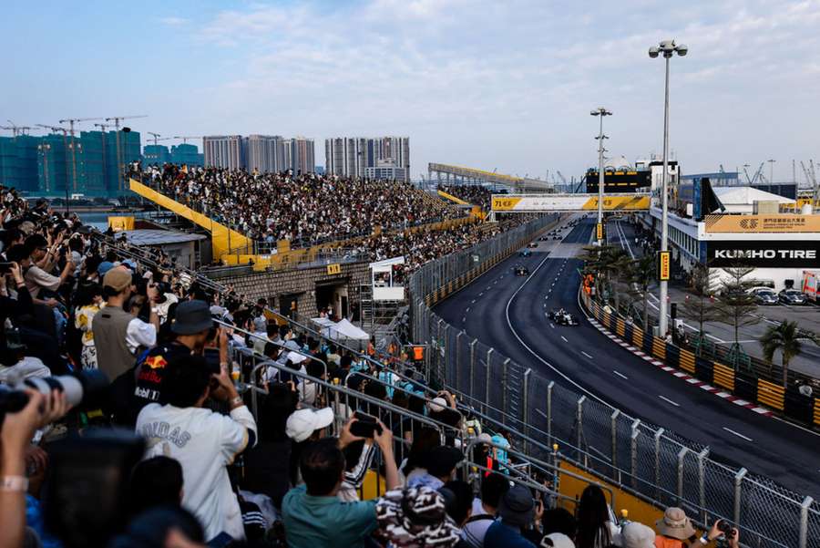 O traçado de Macau O traçado de Macau