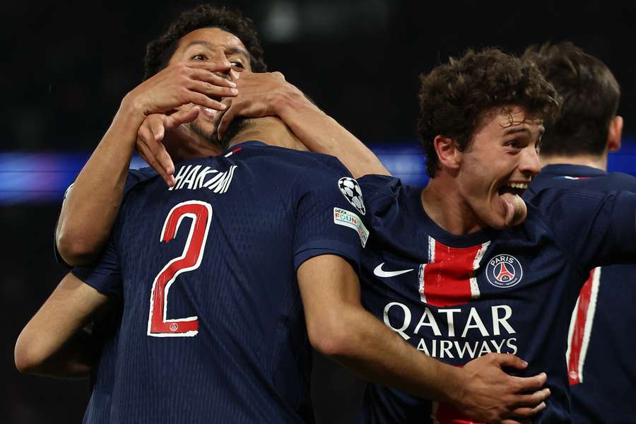 Marquinhos herzt Torschütze Hakimi