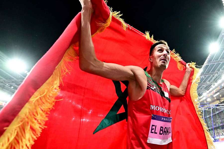 Soufiane El Bakkali heeft Marokko's eerste gouden medaille van deze Spelen gewonnen