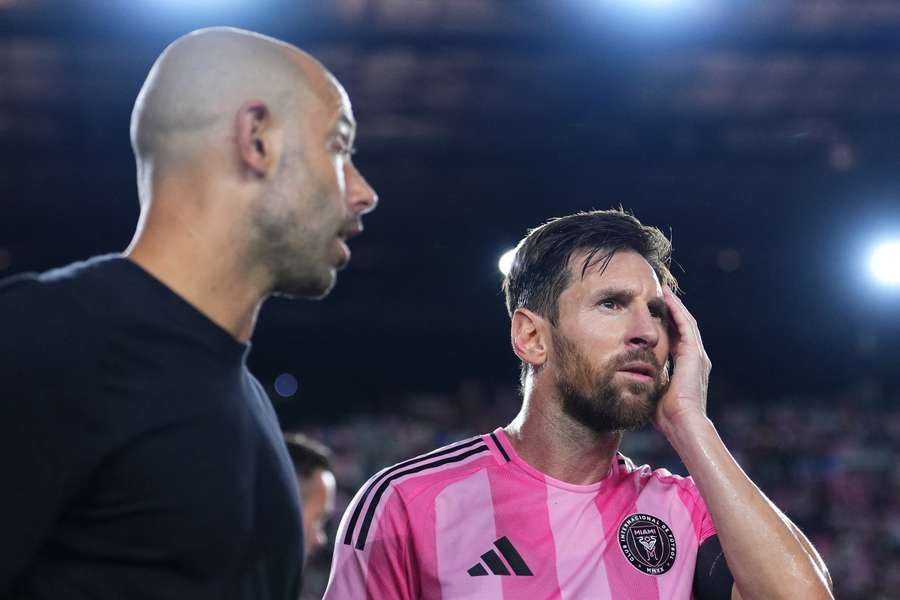 Javier Mascherano, alături de Lionel Messi