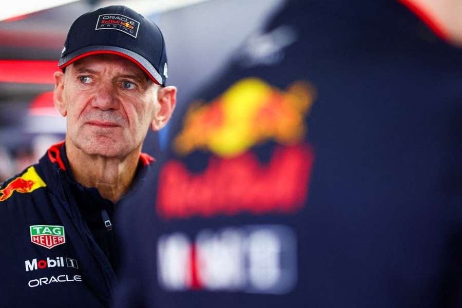 Adrian Newey, début avril. 